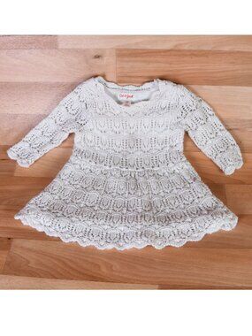 Cat & Jack crochet style 12 Month dress